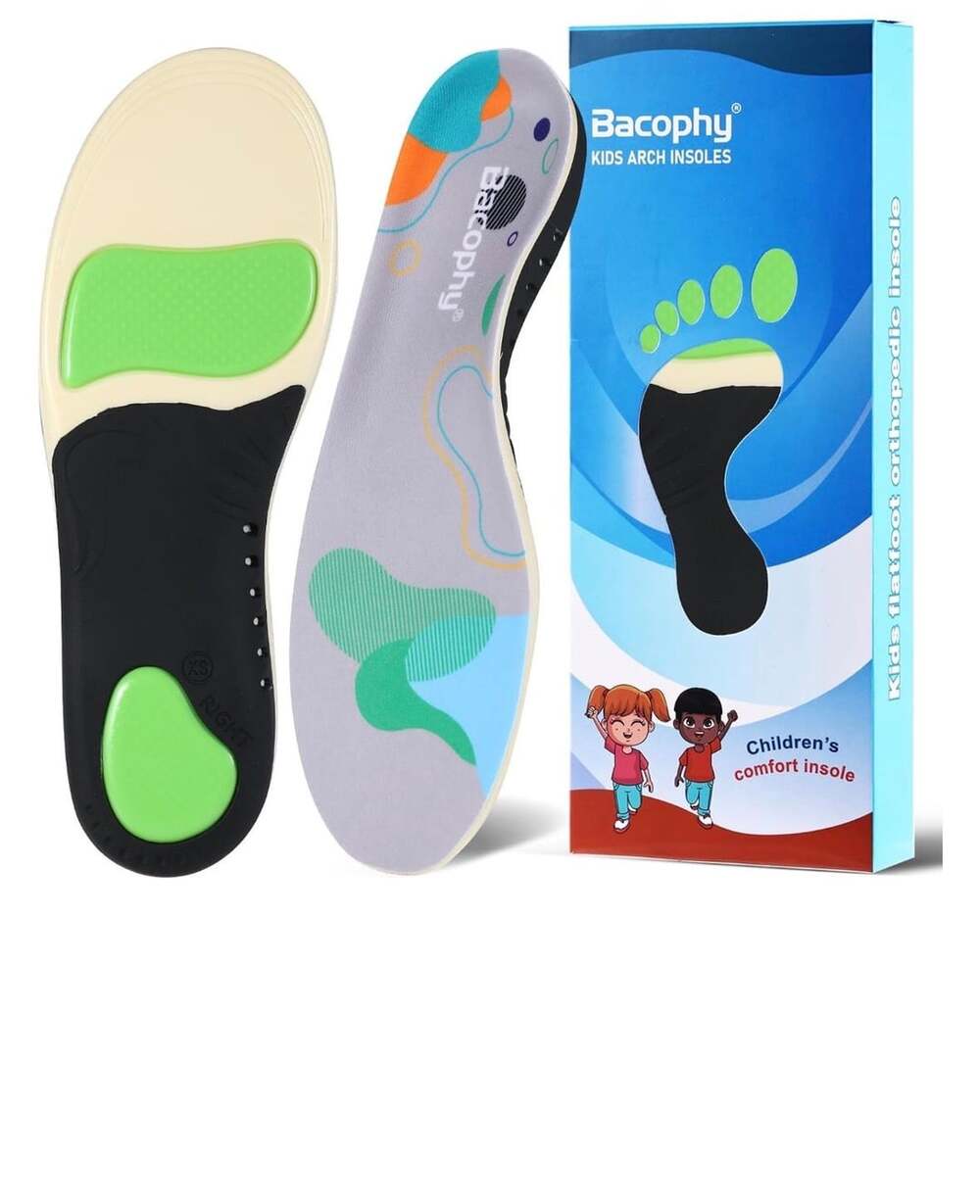 Bacophy Kids Arch Support Insoles Flatfoot Orthotic Inserts ML-XXL